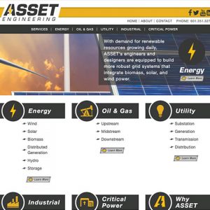 Asset Engineering Website Preview Image