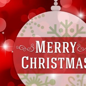 close up of the home care hospice Christmas card